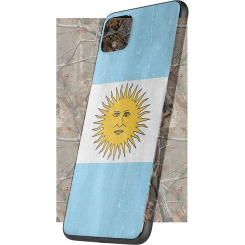 Argentina Flag Distressed Google Pixel 4 XL Skin